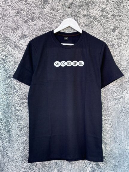 Navy Printed T-shirt